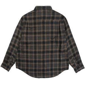 Matthew Plaid Shirt Sd - Brown