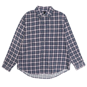 Matthew Plaid Shirt - Navy