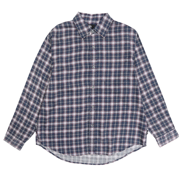 Matthew Plaid Shirt - Navy