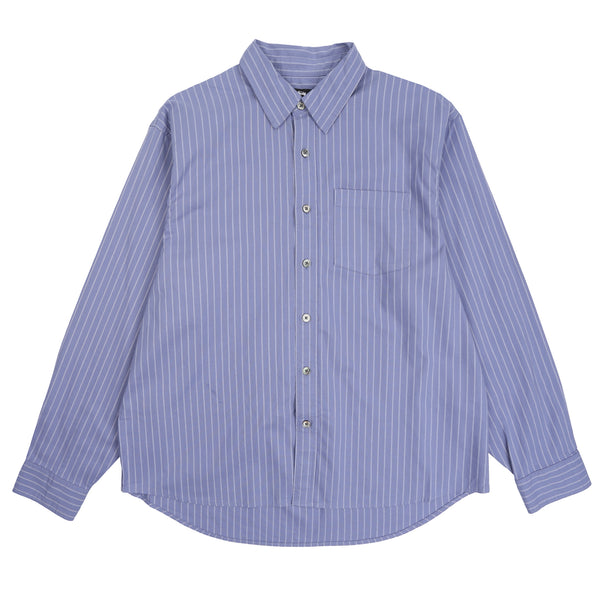 Oxford Ls Shirt - Blue Stripe