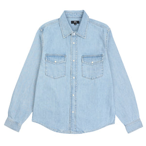 Denim Western Shirt - Light Denim