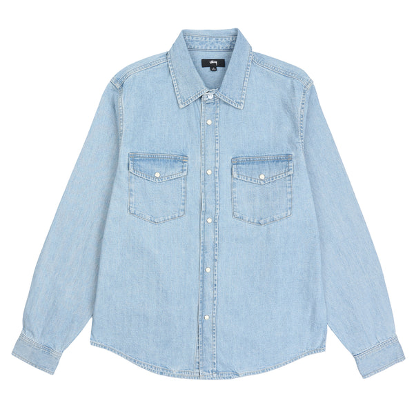 Denim Western Shirt - Light Denim