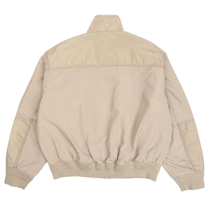 Mock Neck Flight Bomber - Khaki