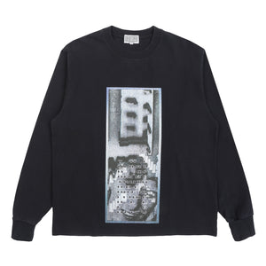 Washed As Mere Reality L/S T-Shirt - Black