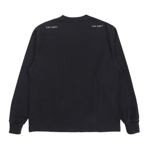 Washed As Mere Reality L/S T-Shirt - Black