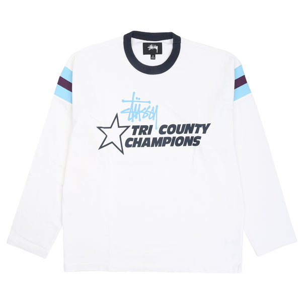 Ls Ringer Tee - White