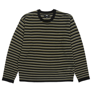 Lightweight Stripe Sweater - Black