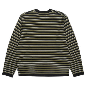 Lightweight Stripe Sweater - Black