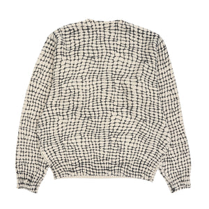 Mesh Print Sweater - Mesh Net