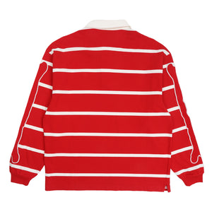 Skull Crest Rugby Racey Red