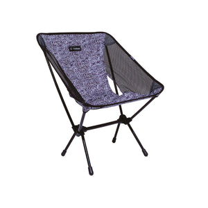 Burnt Stamp Helinox Chair  - Black White