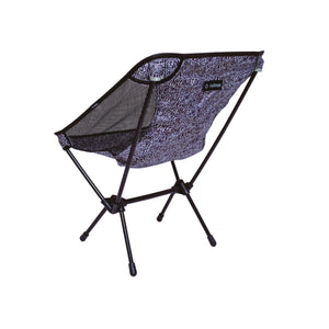 Burnt Stamp Helinox Chair  - Black White