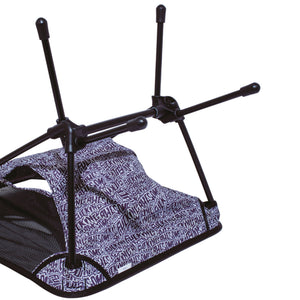 Burnt Stamp Helinox Chair  - Black White
