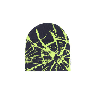 Shattered Skull Cap Beanie - Navy