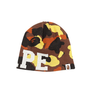 1st Camo Knit Cap - Orange