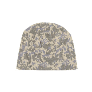 Embroidered Logo Skully Beanie - Camo