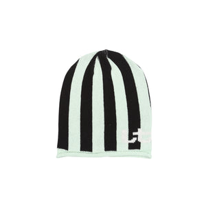 Knit Stripe Beanie - Mint