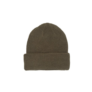 Basic Cuff Beanie - Dark Olive
