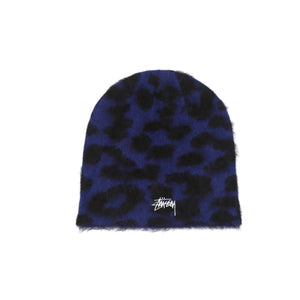 Cashmere Leopard Skullcap - Royal