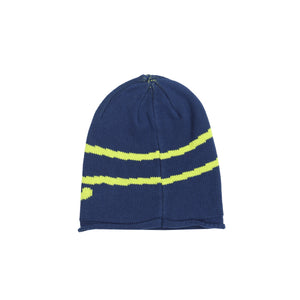 Knit Swirl Beanie - Yellow