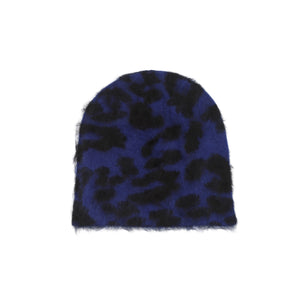 Cashmere Leopard Skullcap - Royal