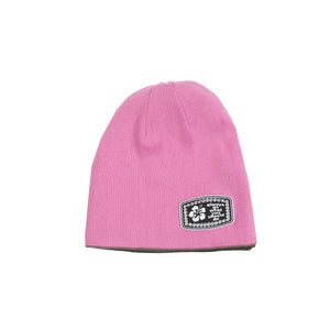 Reversible Beanie - Khaki/Pink