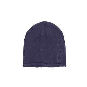 S Knit Skullcap - Navy
