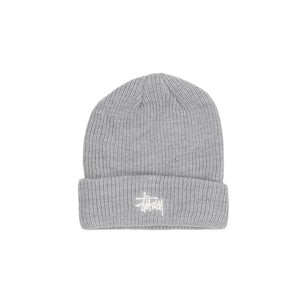 Basic Cuff Beanie - Heather Grey