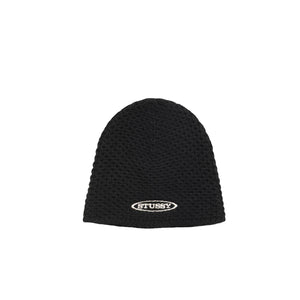 Textured Knit Skullcap - Black