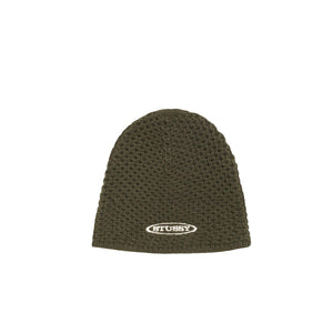 Textured Knit Skullcap - Olive
