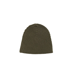 Textured Knit Skullcap - Olive