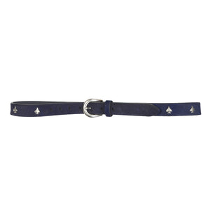 Spade Emblem Belt - Hairy Navy