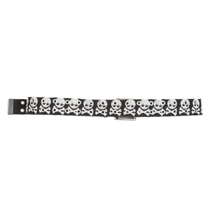 Polka Skull Belt - Black