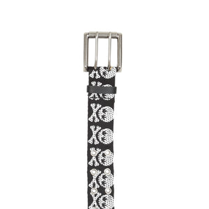 Polka Skull Belt - Black