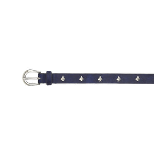 Spade Emblem Belt - Hairy Navy