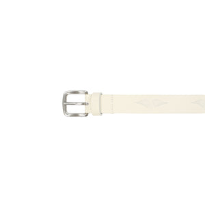 S Wings Belt - Bone