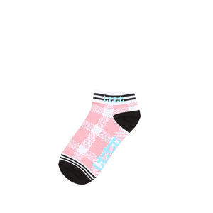 Shuffle Socks - Pink Check