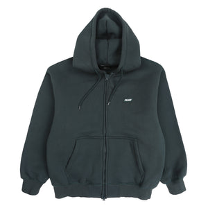Thermal Bonded Zip Hood Racey Green