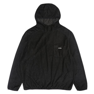 Reversible Poly Tricot Hoody - Black