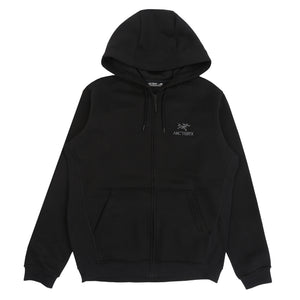Emblem Fleece Full-Zip Hoody - Black