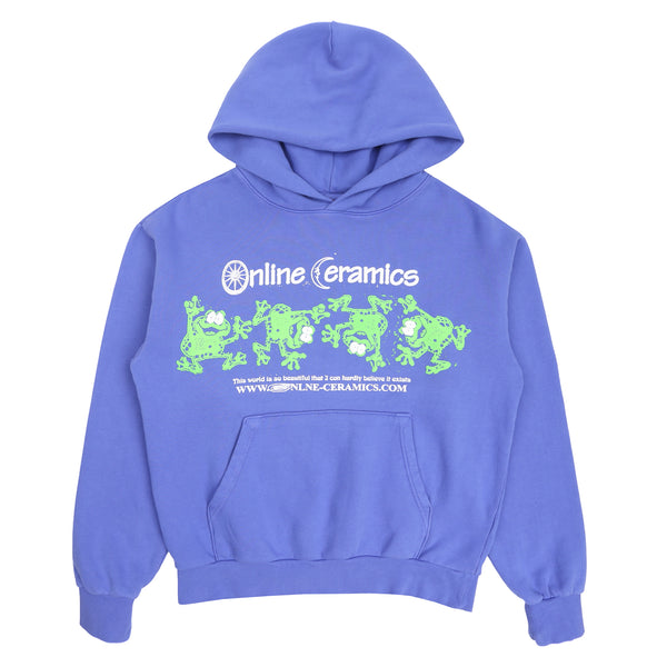 Dancing Frogs Hoodie - Blue