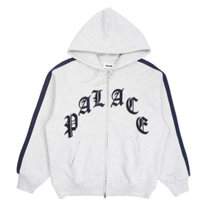 Legacy Zip Hood - Grey Marl