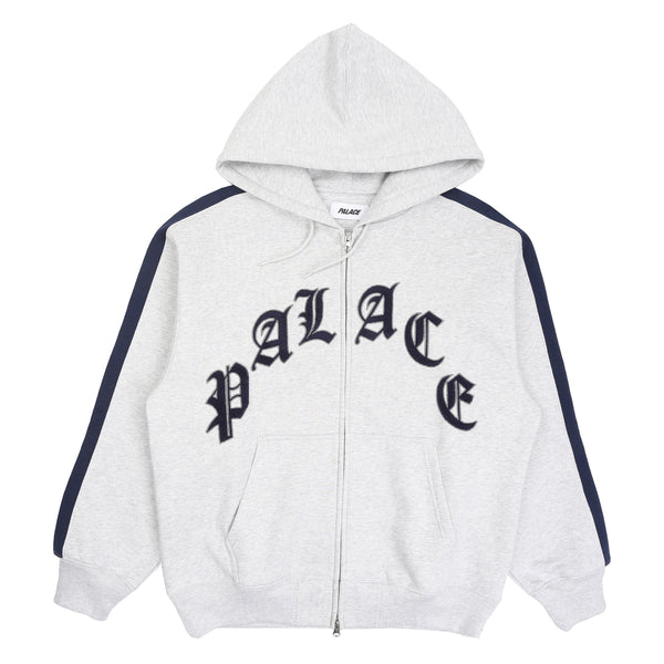 Legacy Zip Hood - Grey Marl