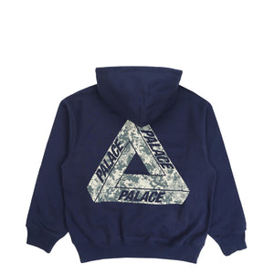 Camo Tri-Ferg Hood Navy