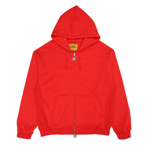 C-Star Double Zip Hoodie - Red