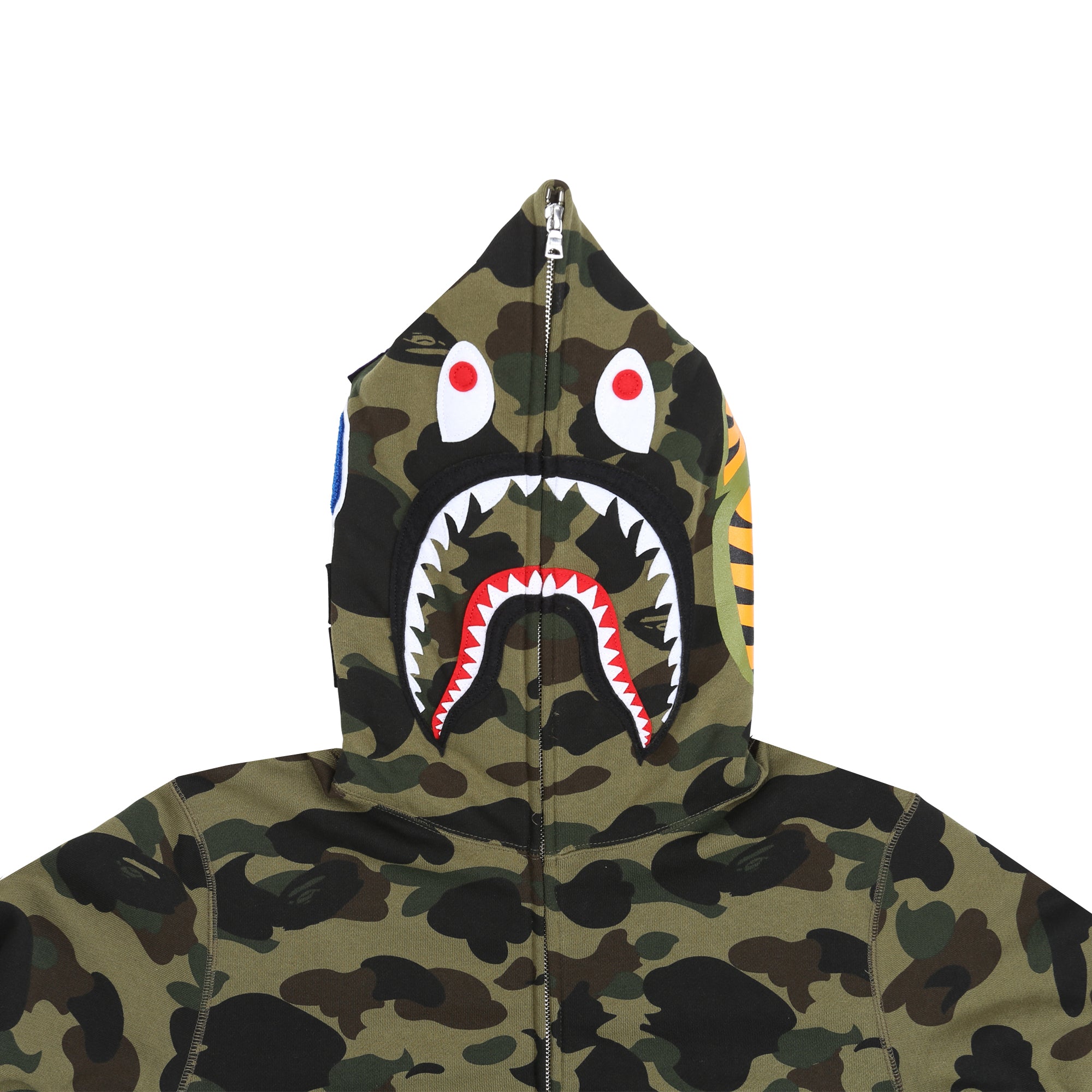 1st Camo Shark Full Zip Hoodie - Green – Supply Store