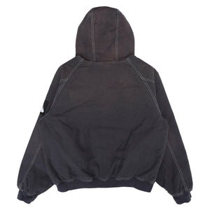 10 Oz Hooded Canvas Jacket - Black