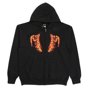 Flame Zip Up - Navy