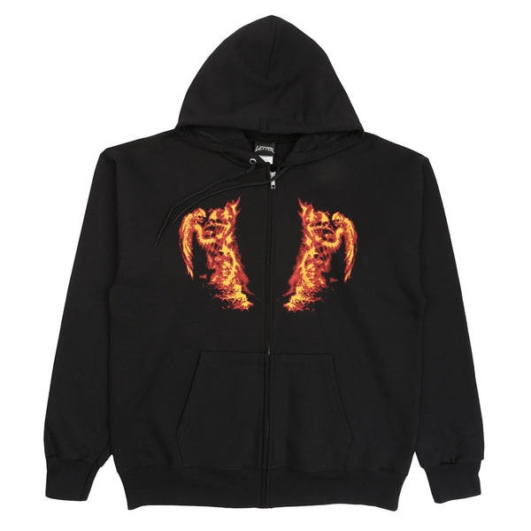 Flame Zip Up - Navy