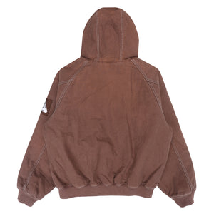 10 Oz Hooded Canvas Jacket - Brown